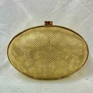 Lambertson Truex gold clutch